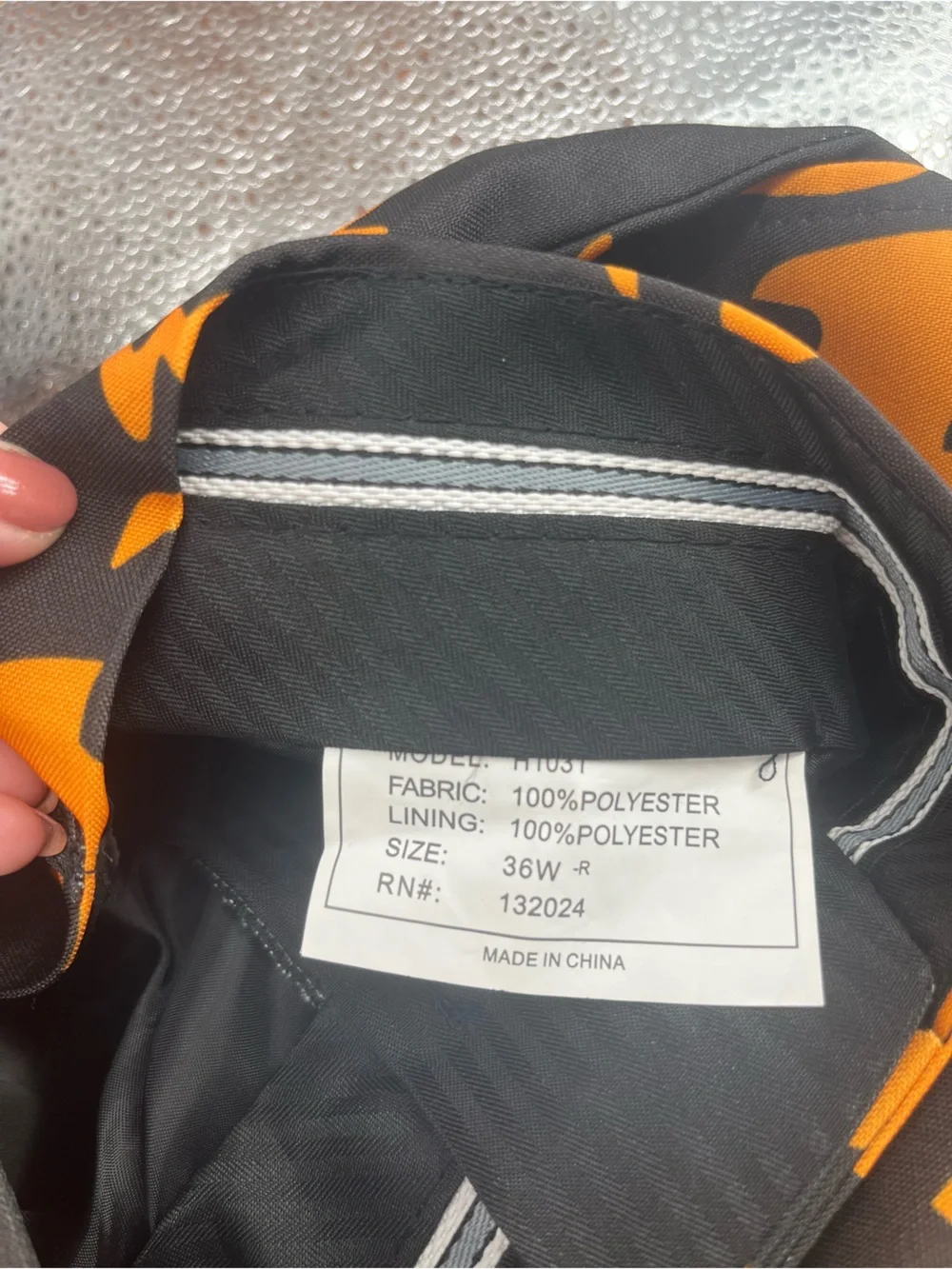 Braveman Mens Halloween Pumpkin Suit Jacket Pants 42R 36W Jack O Novelty Large